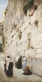 エルサレム西の壁 水彩画 グスタフ・バウエルンファイント 東洋学者
